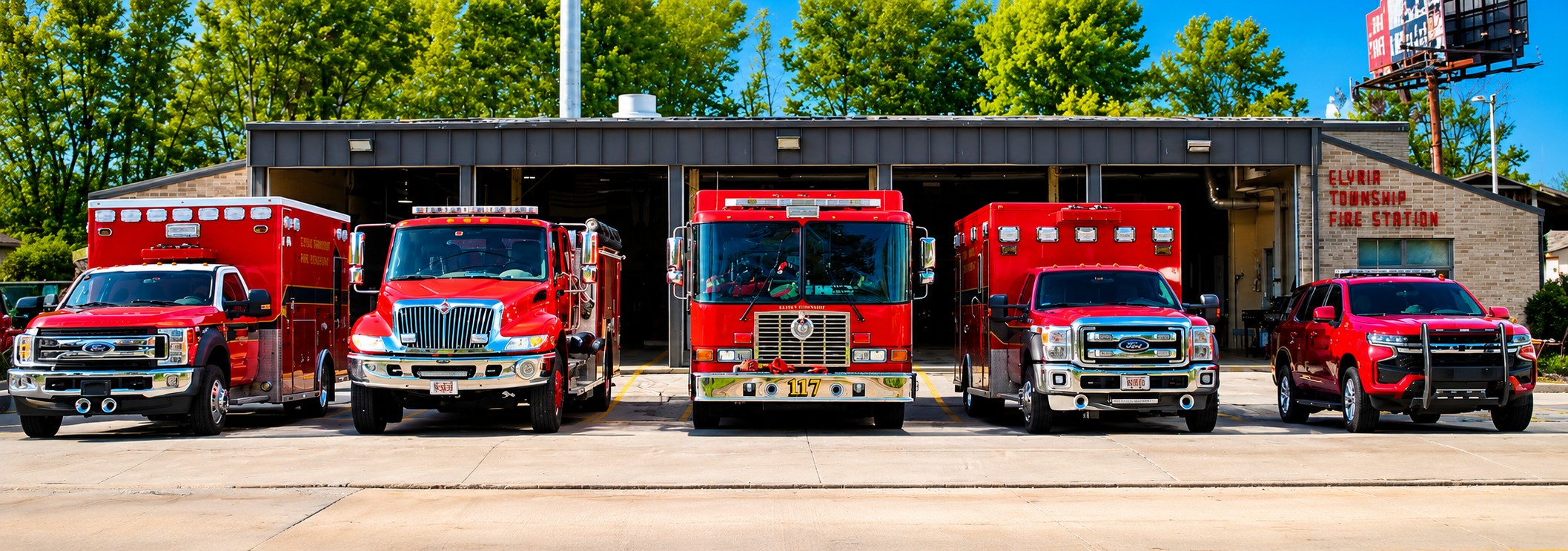 Fire department vehicle fleet
